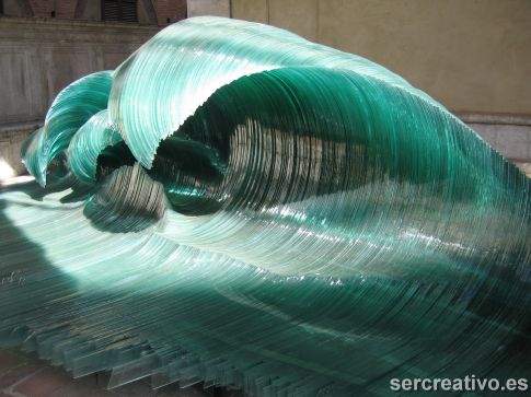 waves of glass in Siena